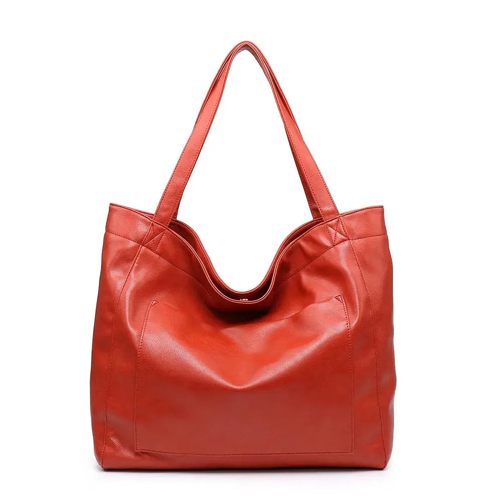 Ingrids | Handgefertigte Schultertasche aus weichem Leder