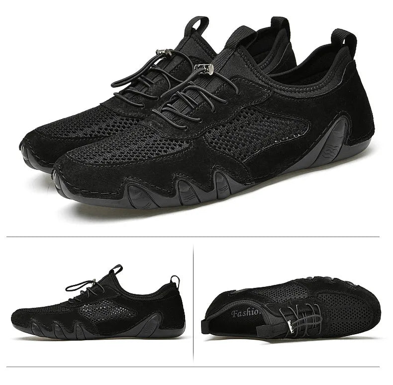 Graue orthopädische Herrenschuhe - Jayden