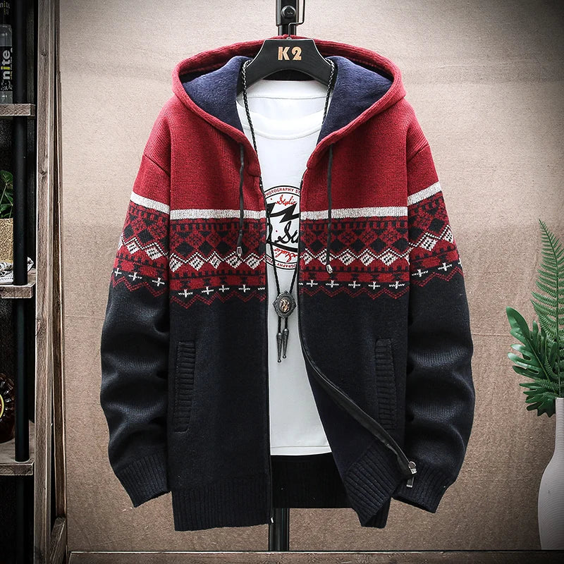 Winterjacke mit Reißverschluss für Männer