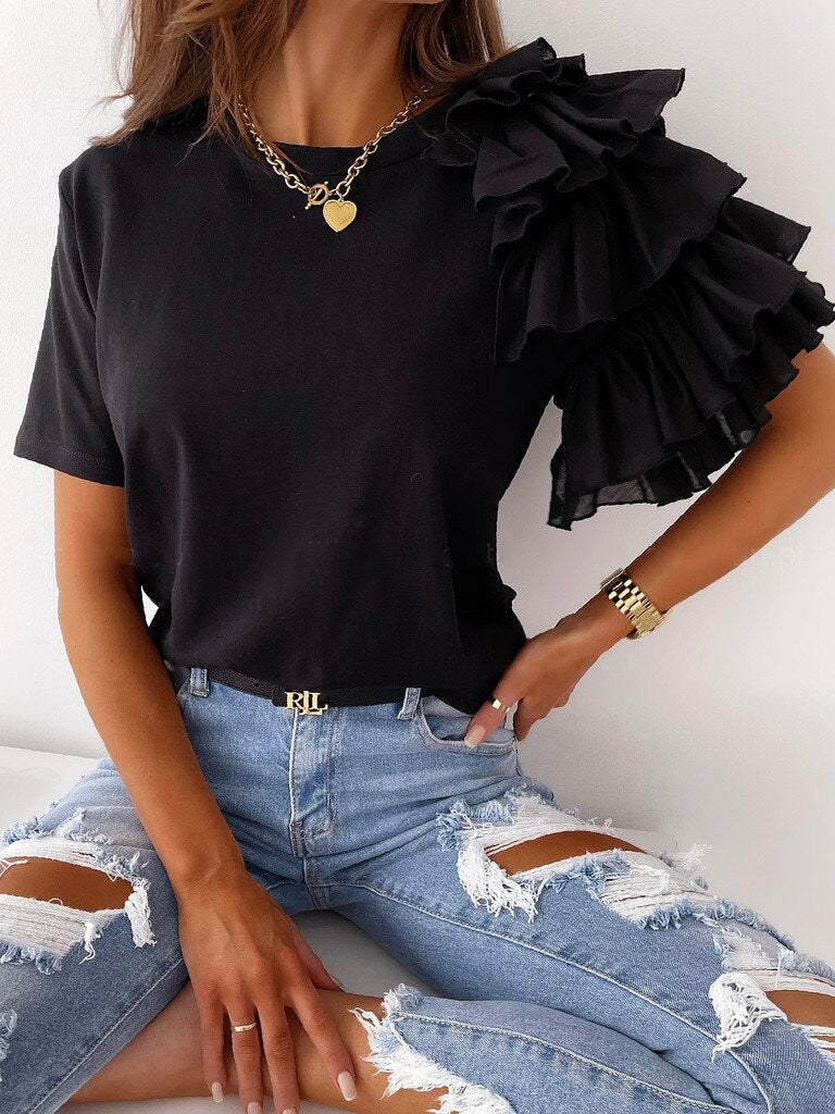 Damen-Bluse mit elegantem Schnitt für Büro und Alltag – Emilia