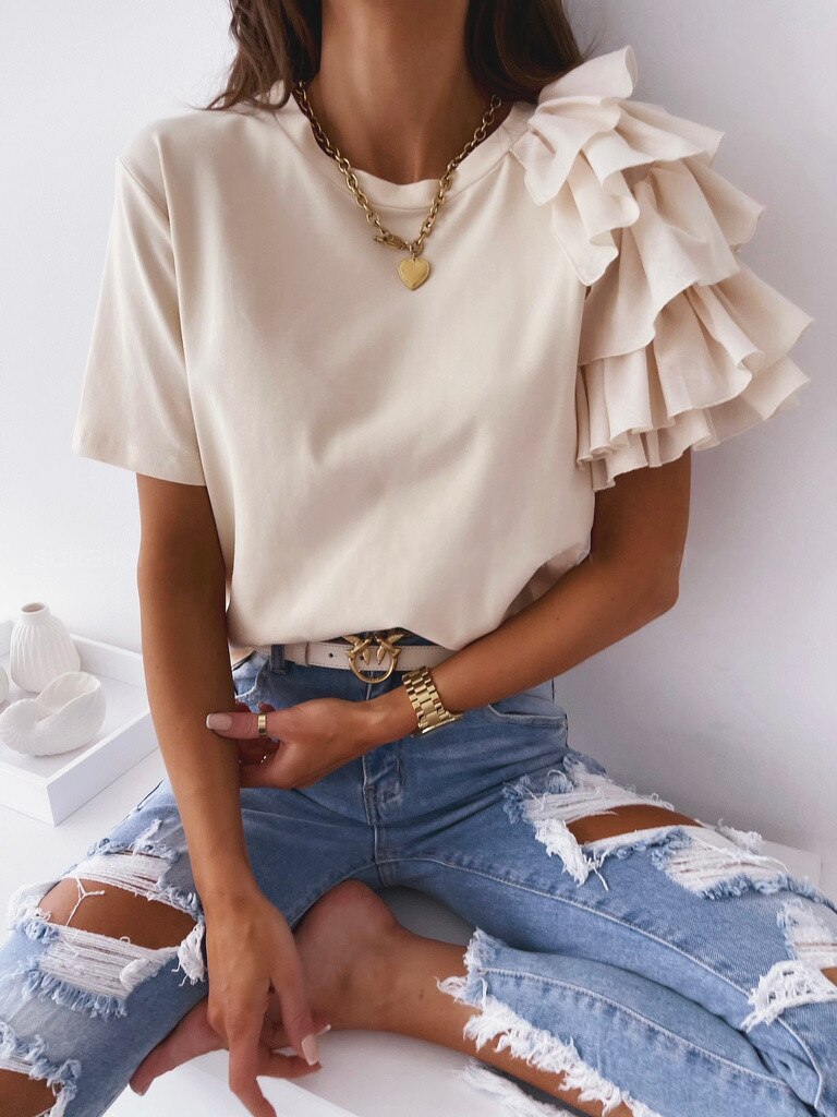 Damen-Bluse mit elegantem Schnitt für Büro und Alltag – Emilia