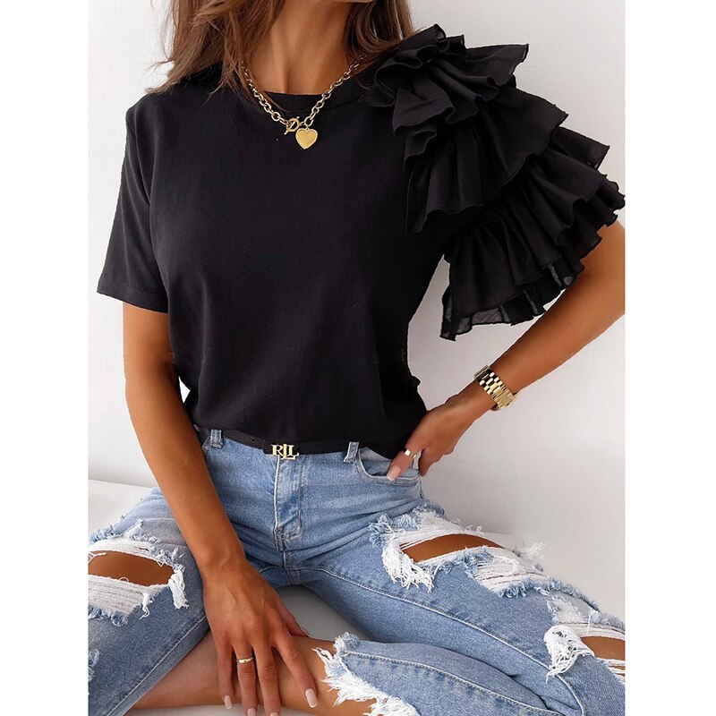 Damen-Bluse mit elegantem Schnitt für Büro und Alltag – Emilia