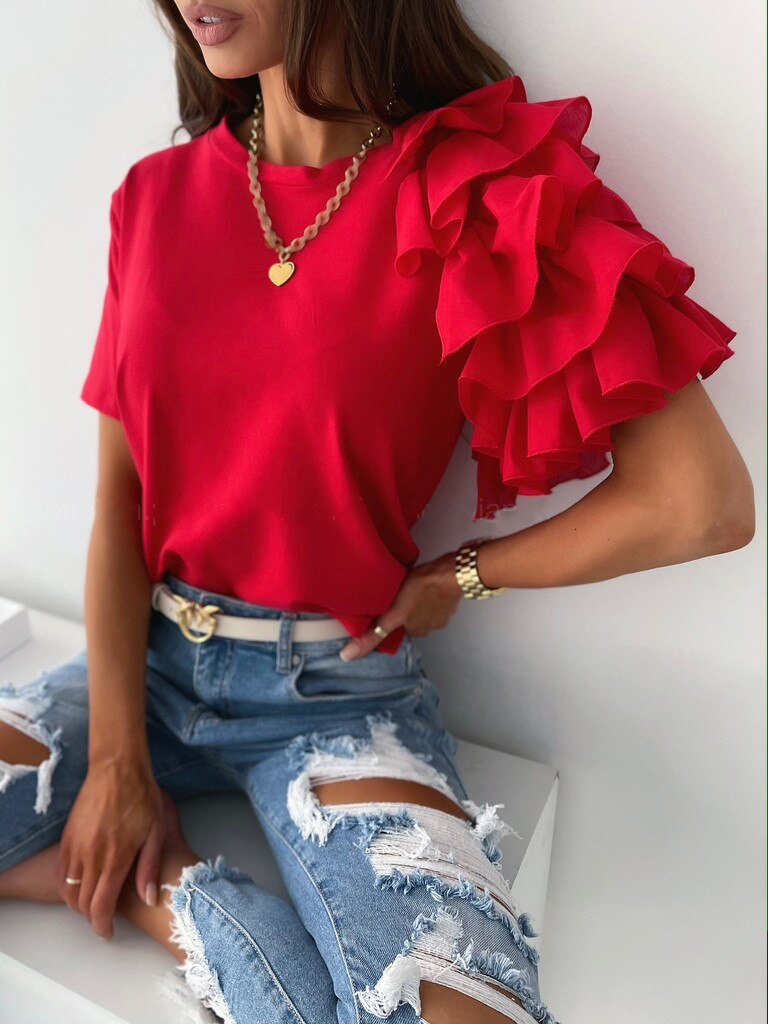 Damen-Bluse mit elegantem Schnitt für Büro und Alltag – Emilia