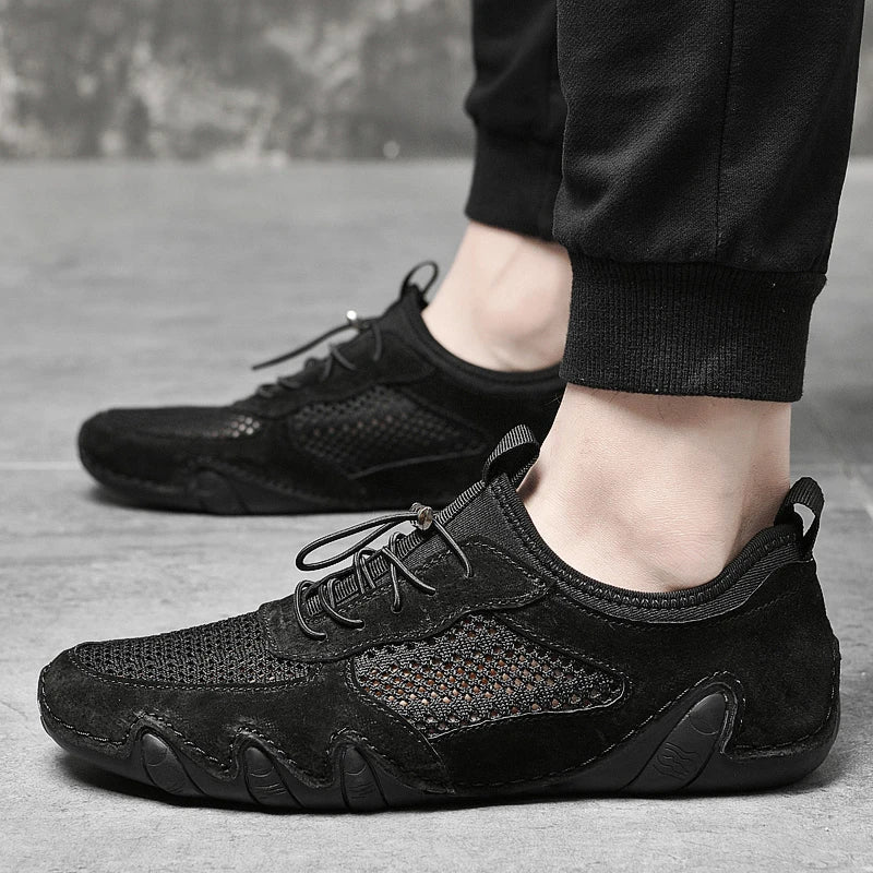 Graue orthopädische Herrenschuhe - Jayden