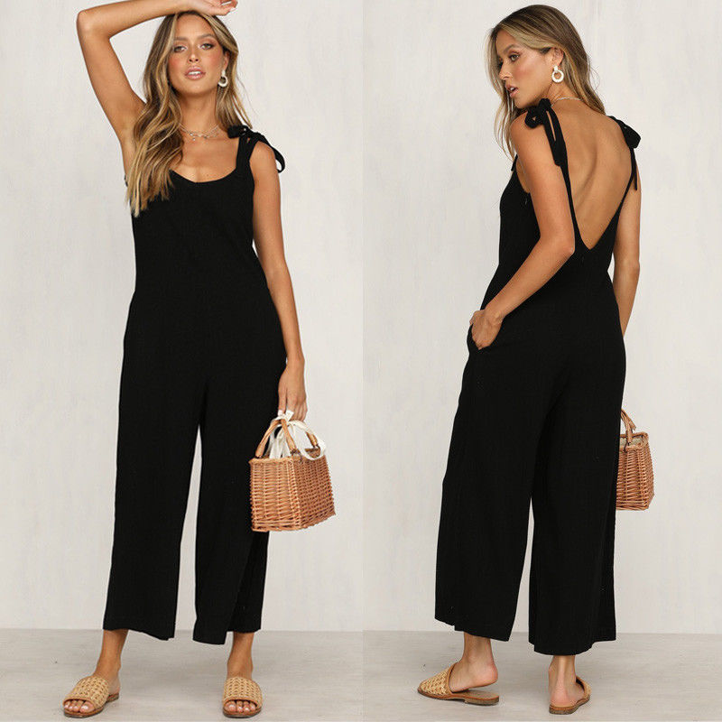 Ivy - Leichtgrüner ärmelloser Jumpsuit