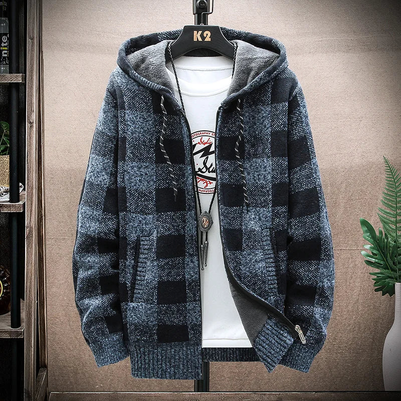 Winterjacke mit Reißverschluss für Männer