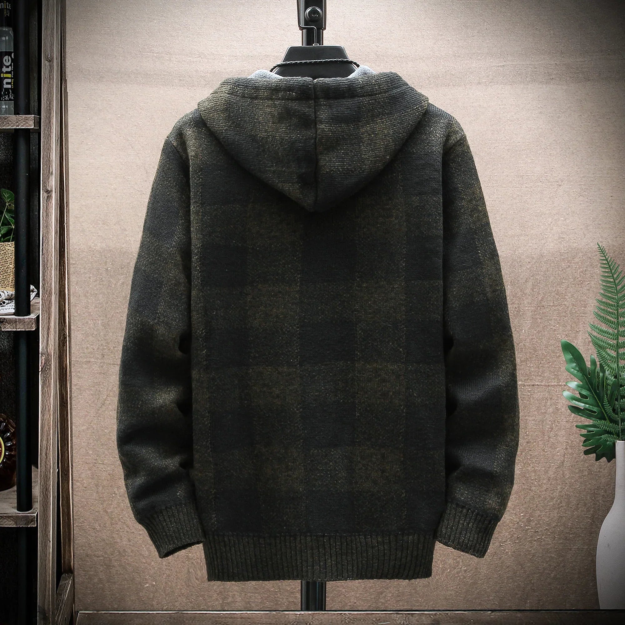 Winterjacke mit Reißverschluss für Männer