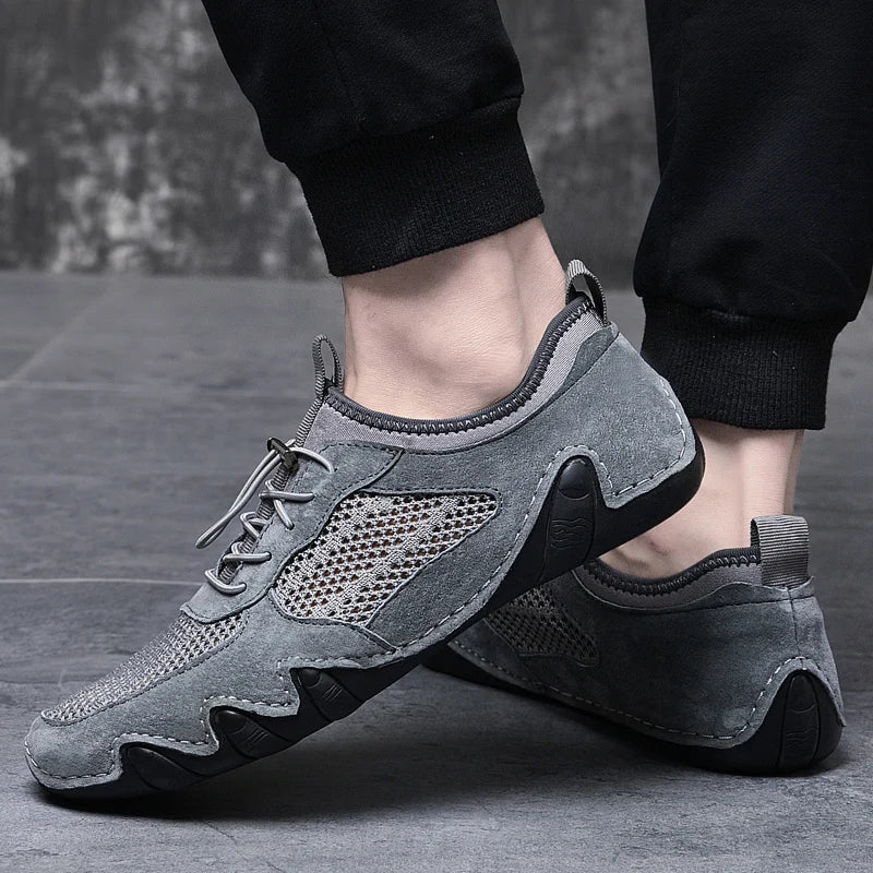 Graue orthopädische Herrenschuhe - Jayden
