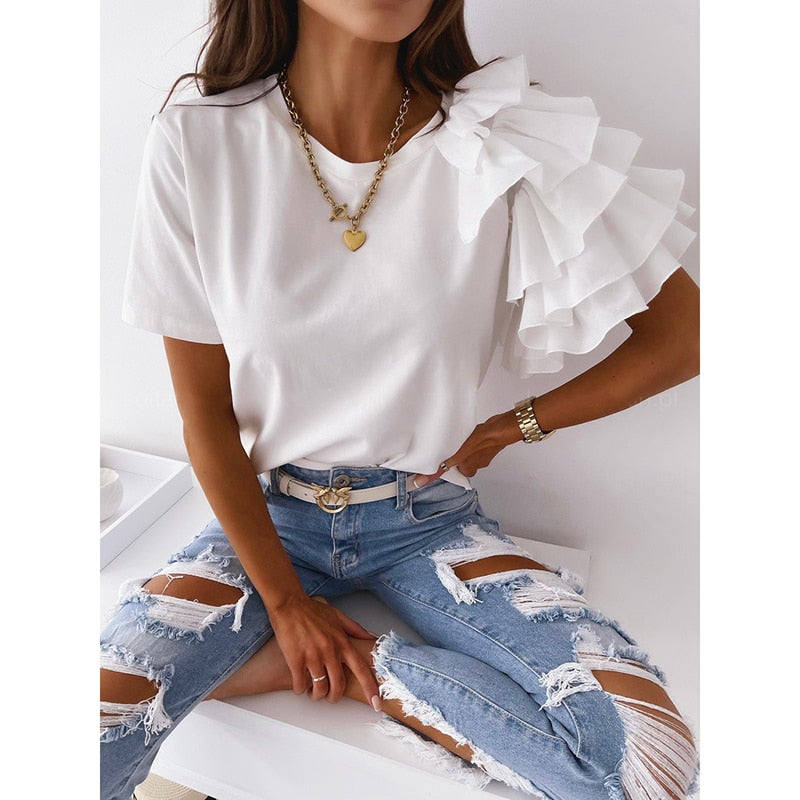 Damen-Bluse mit elegantem Schnitt für Büro und Alltag – Emilia