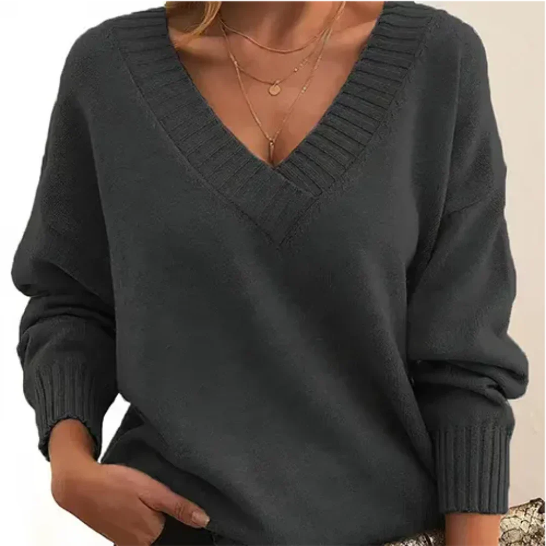 Hadlee | Damen V-Ausschnitt Pullover | Warme
