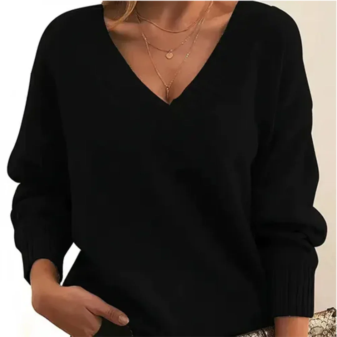 Hadlee | Damen V-Ausschnitt Pullover | Warme