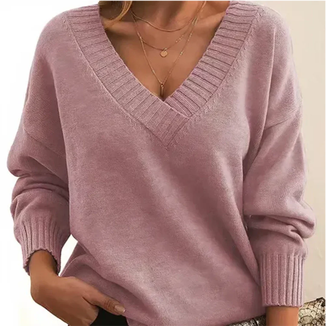 Hadlee | Damen V-Ausschnitt Pullover | Warme