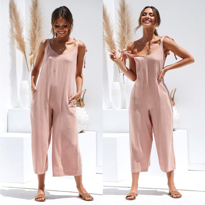 Ivy - Leichtgrüner ärmelloser Jumpsuit