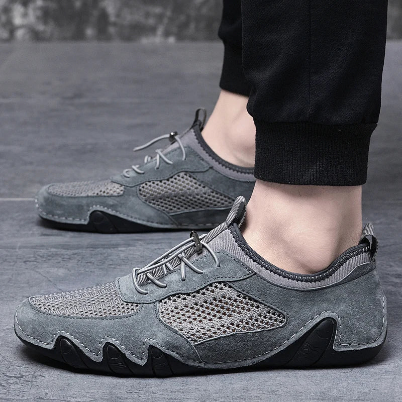 Graue orthopädische Herrenschuhe - Jayden