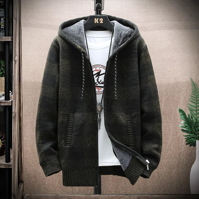 Winterjacke mit Reißverschluss für Männer