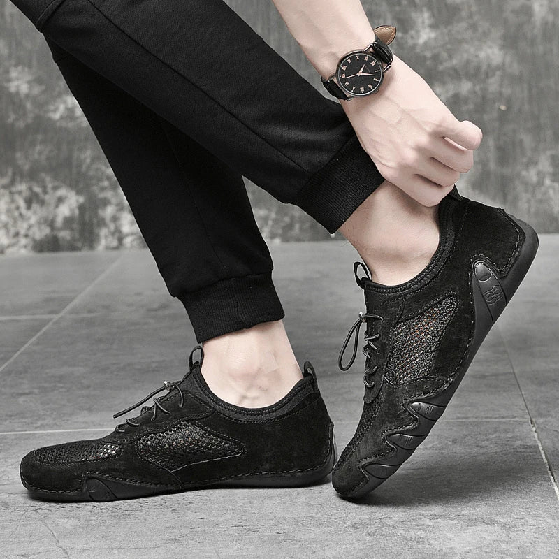 Graue orthopädische Herrenschuhe - Jayden
