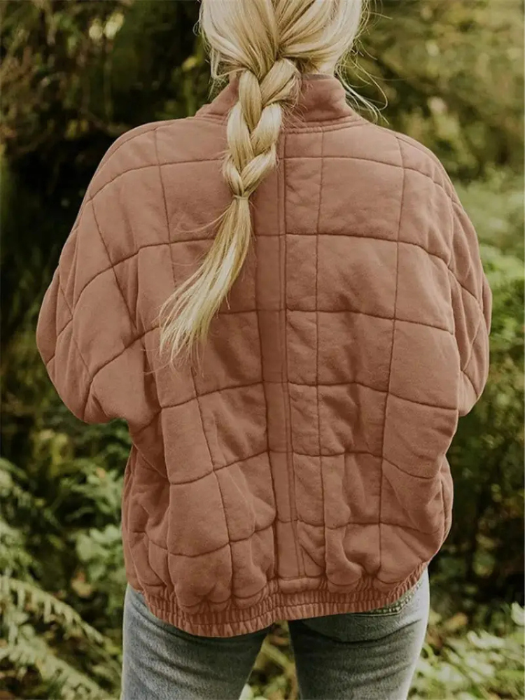 Übergangsjacke | Übergroße, verdickte Jacke für Frauen