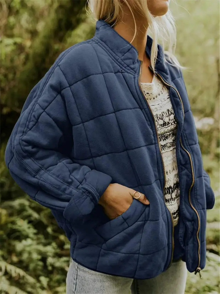 Übergangsjacke | Übergroße, verdickte Jacke für Frauen