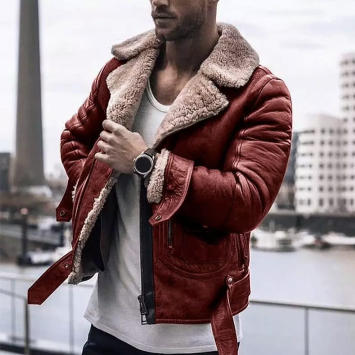 Gefütterte Designer Jacke