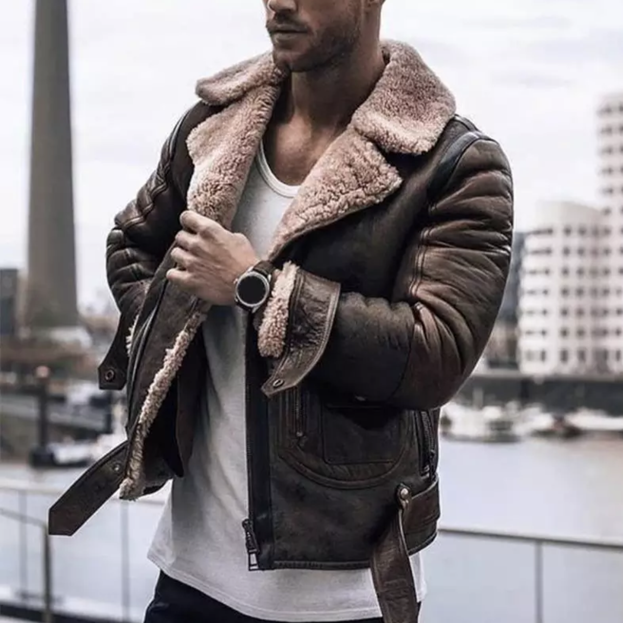 Gefütterte Designer Jacke