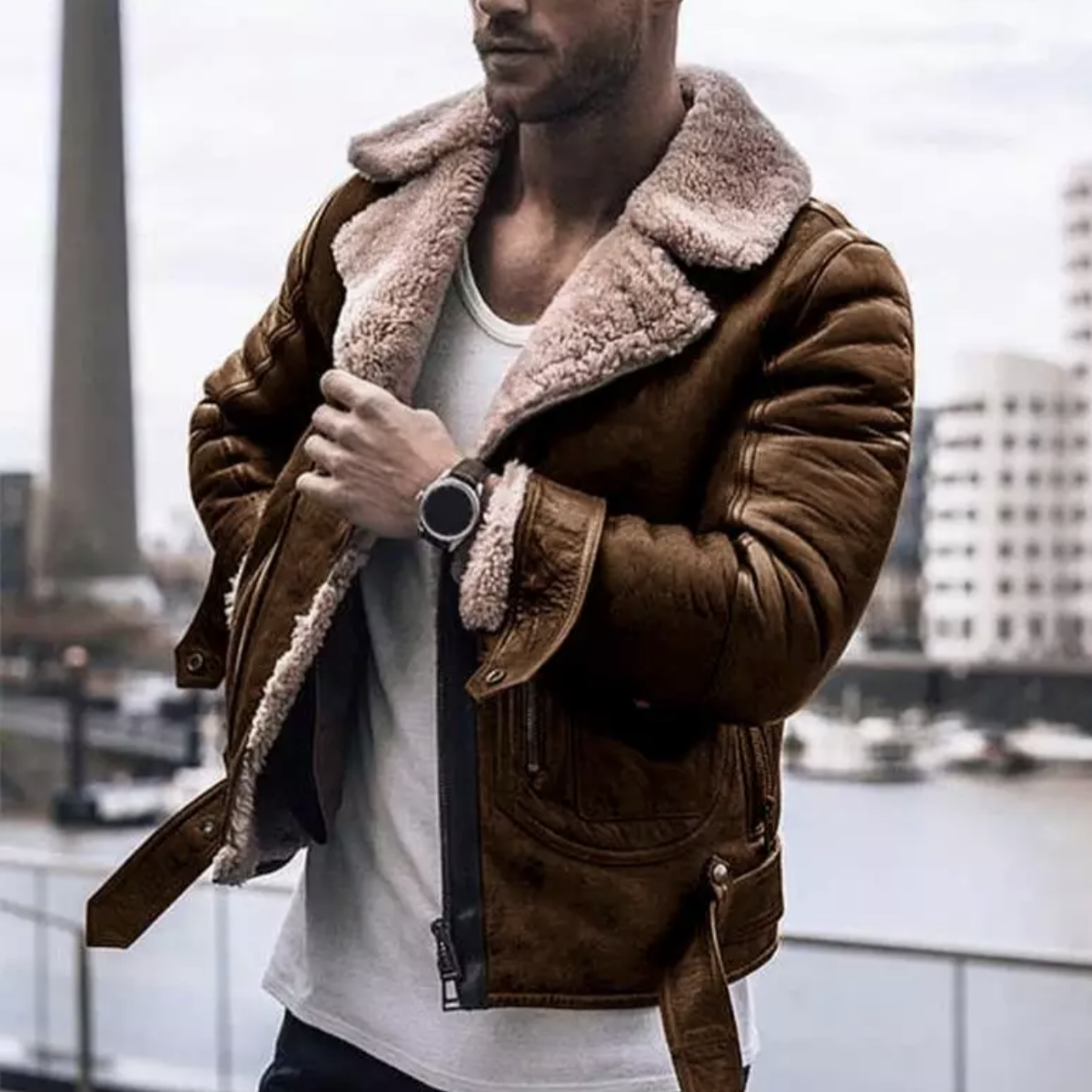 Gefütterte Designer Jacke
