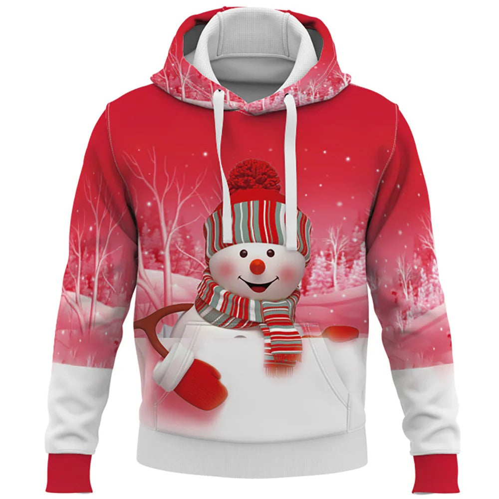 Weihnachts Winter-Kapuzenjacke für Männer