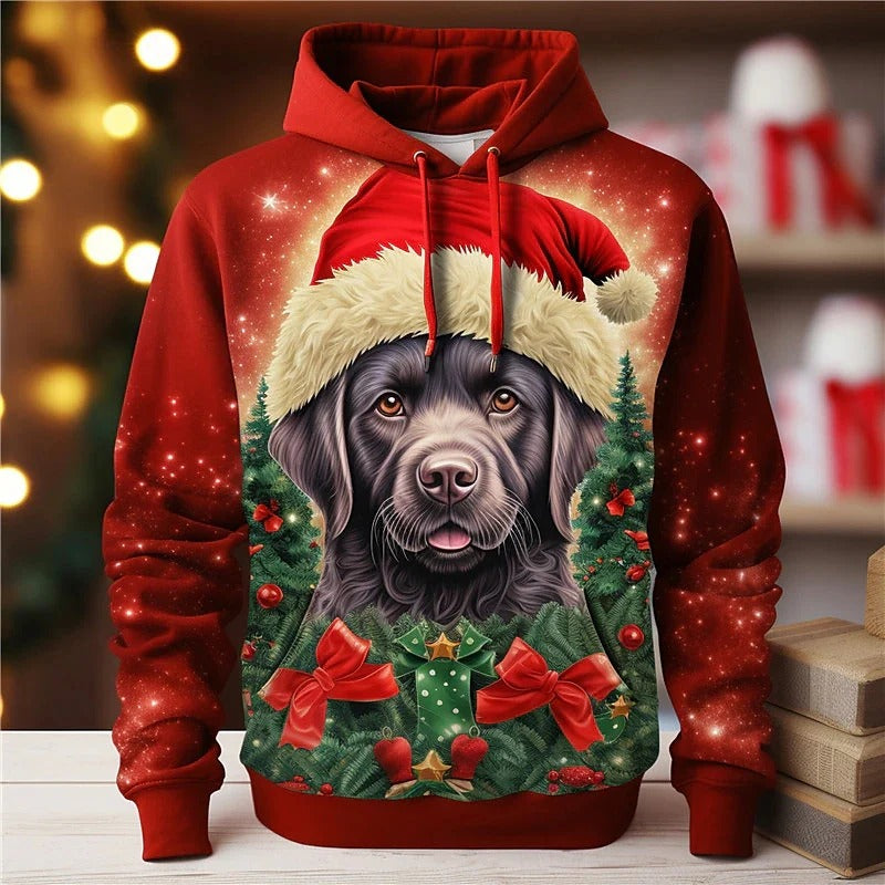 Weihnachts Winter-Kapuzenjacke für Männer