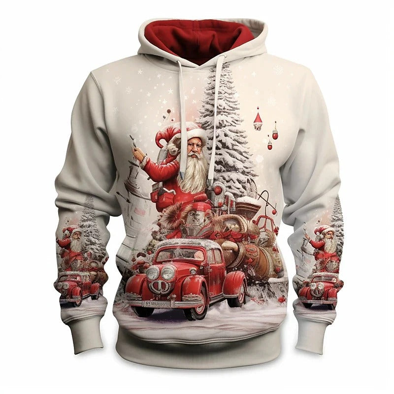Weihnachts Winter-Kapuzenjacke für Männer