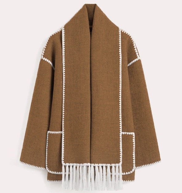 Klara™ - Bequeme Manteljacke aus Wolle