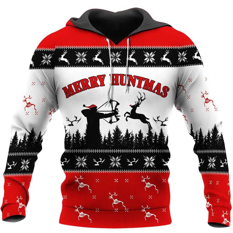 Weihnachts Winter-Kapuzenjacke für Männer