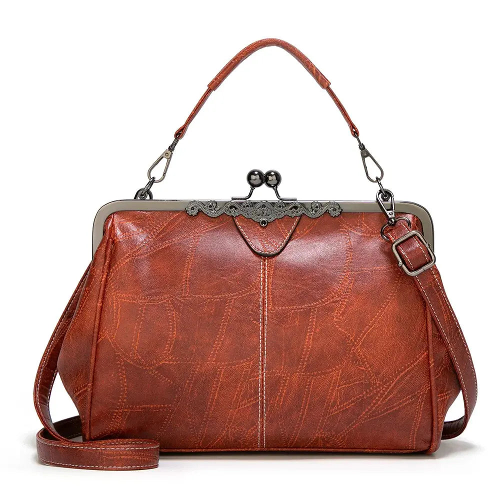 Johannas Klassischer Charme | Vintage Ledertasche