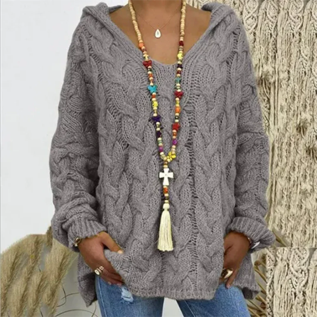 Kimora | Damen Strick Pullover | Bequeme