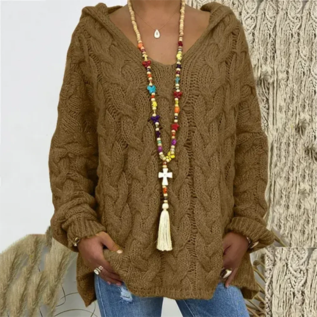 Kimora | Damen Strick Pullover | Bequeme