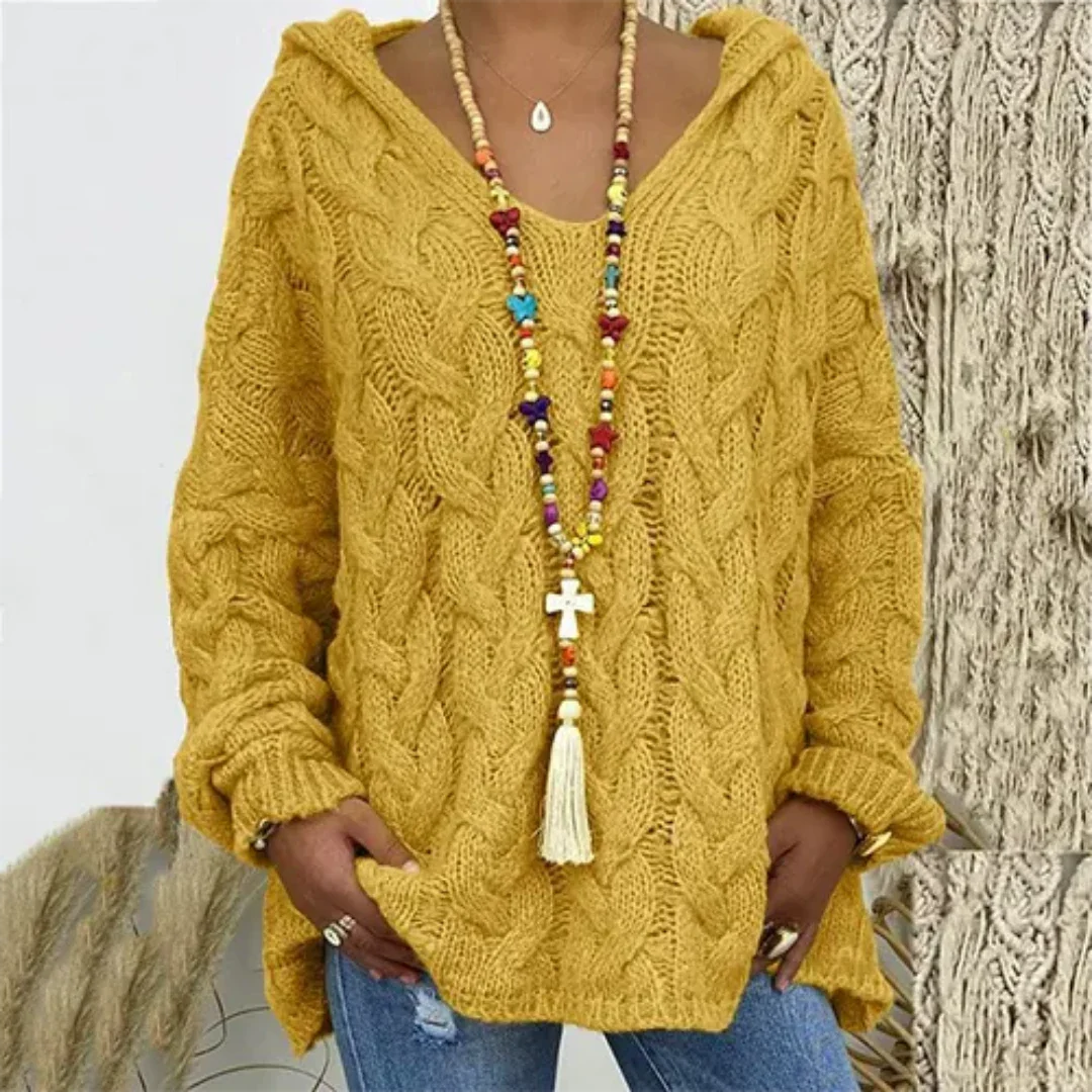 Kimora | Damen Strick Pullover | Bequeme