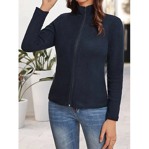 Kyrano | Damen Lässige Strickjacke | Reißverschluss