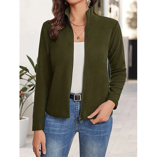Kyrano | Damen Lässige Strickjacke | Reißverschluss