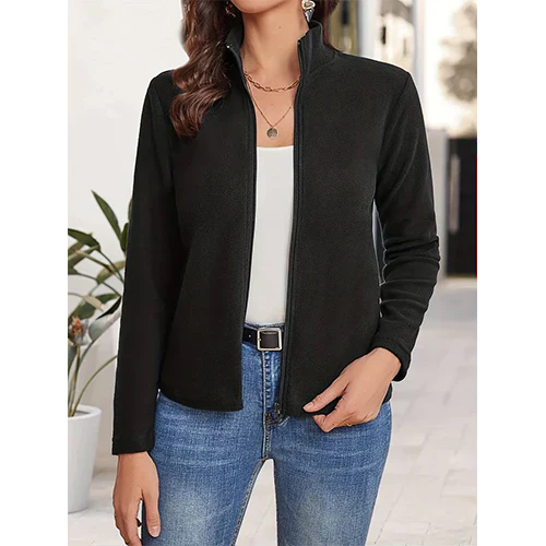 Kyrano | Damen Lässige Strickjacke | Reißverschluss