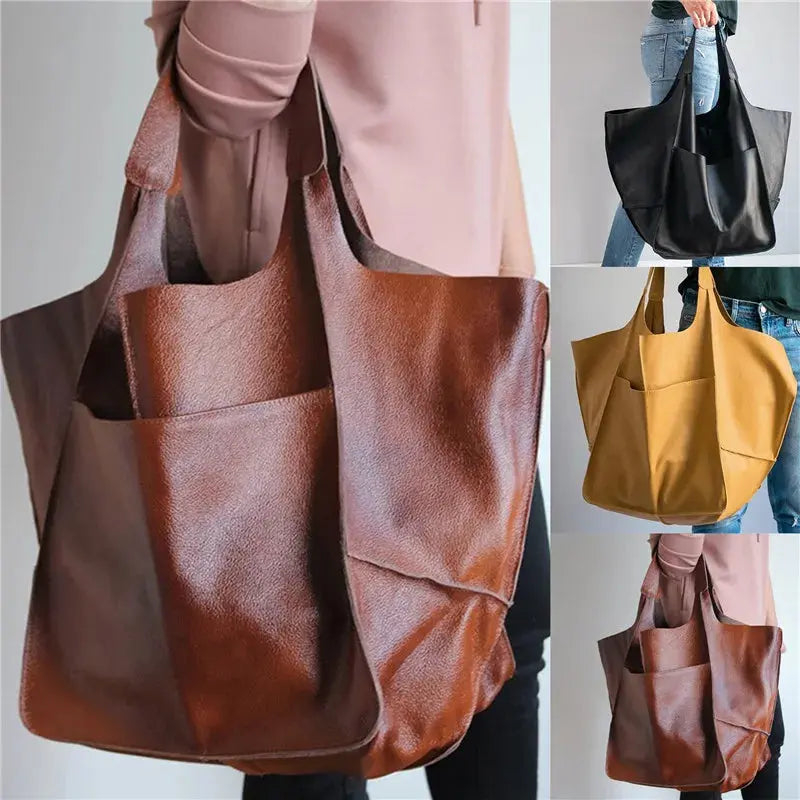 Lauras Zeitlose Anziehung | Vintage Ledertasche
