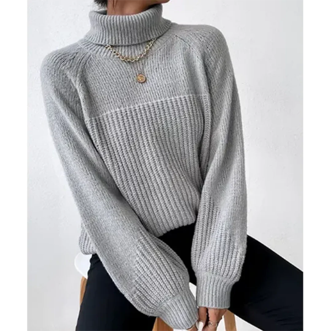 Mazie | Damen Langarm Rollkragen Pullover | Winter