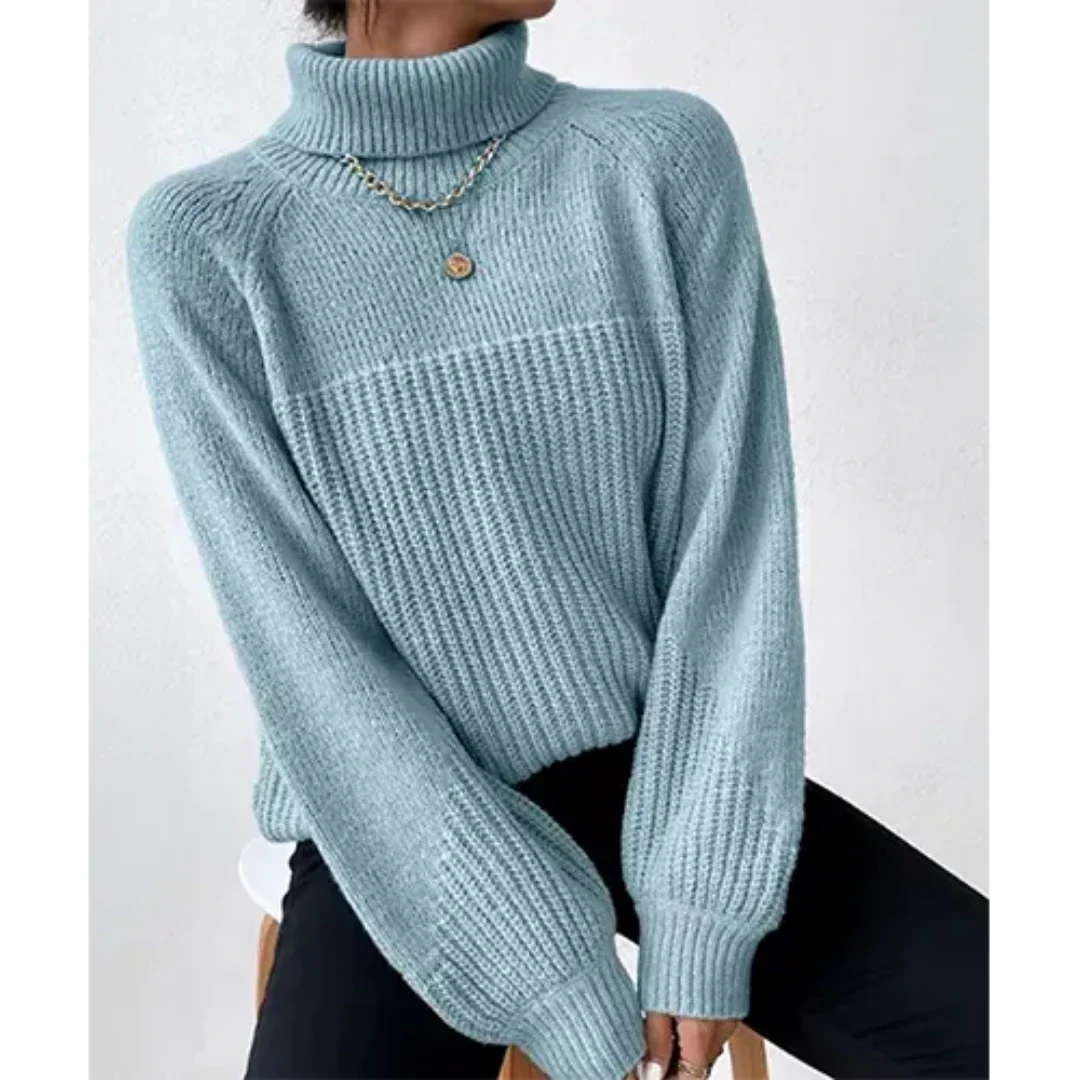 Mazie | Damen Langarm Rollkragen Pullover | Winter