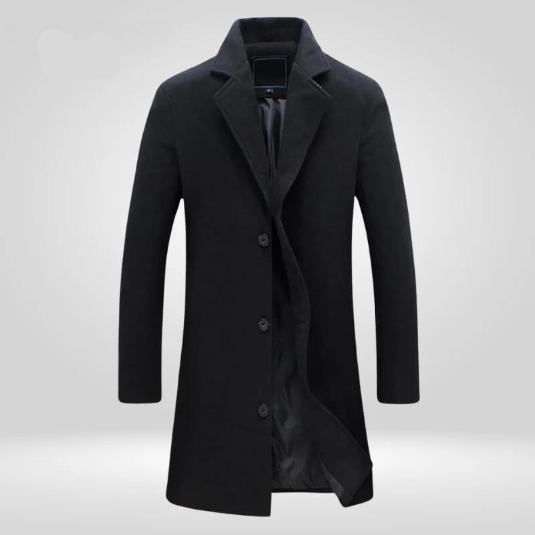 Elegante Jacke mit Knöpfen in Langform