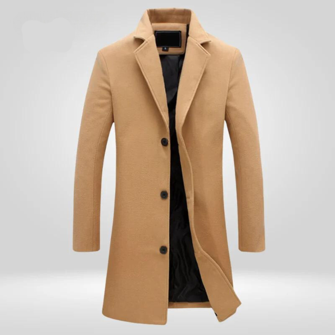 Elegante Jacke mit Knöpfen in Langform