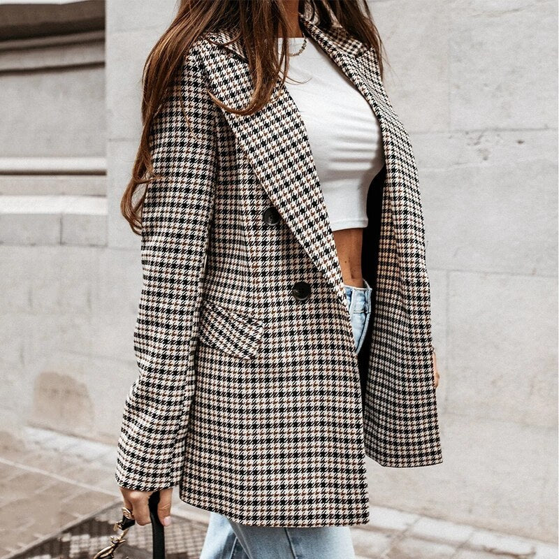 Blazer mit Karomuster