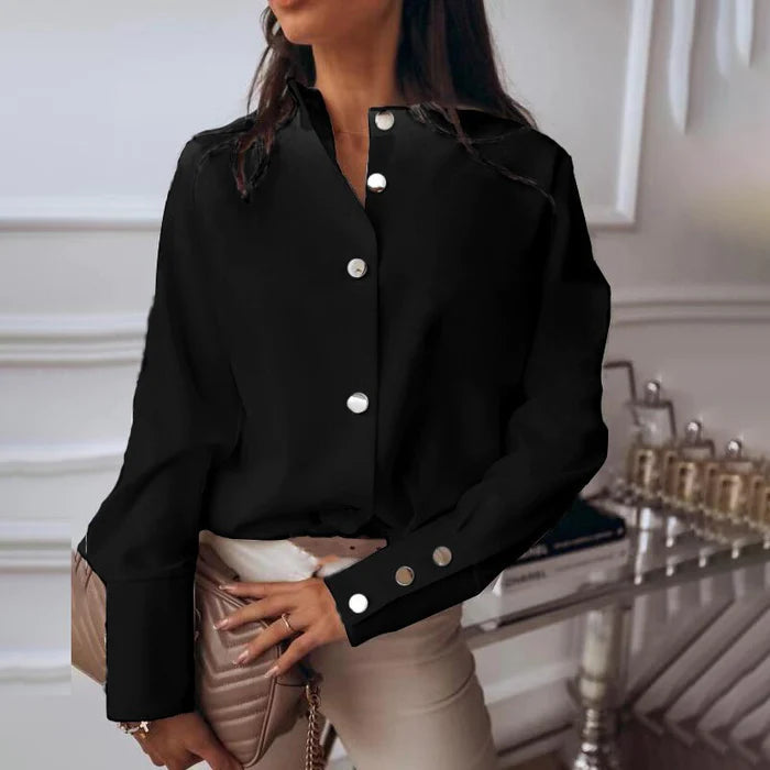 Damen-Bluse mit elegantem Schnitt für Büro & Freizeit – Amelie