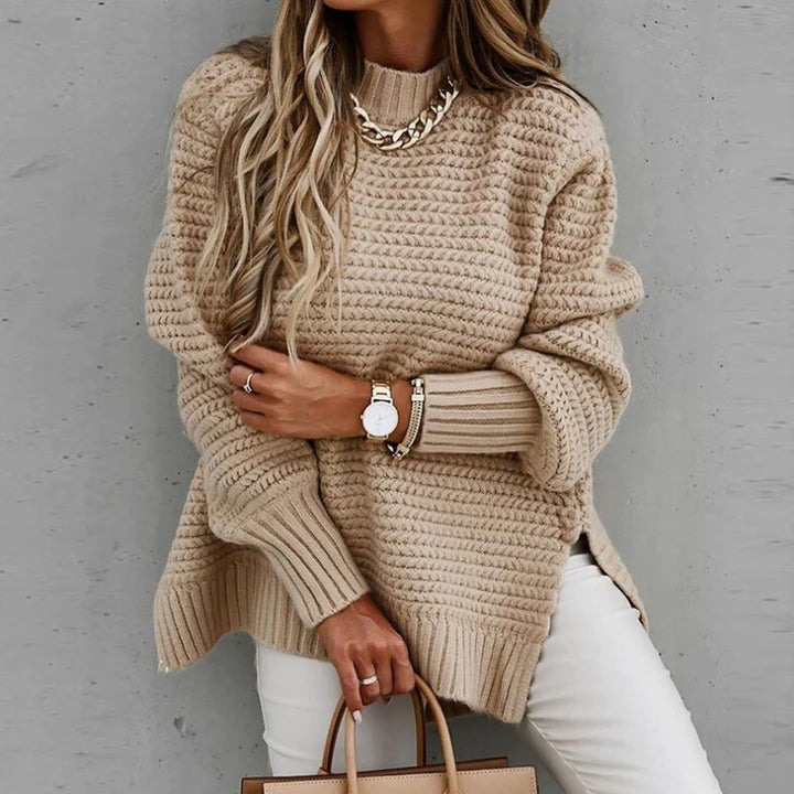 Damen Strick-Sweatshirt mit weichem Stoff – Hannah