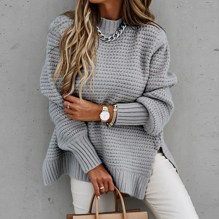 Damen Strick-Sweatshirt mit weichem Stoff – Hannah