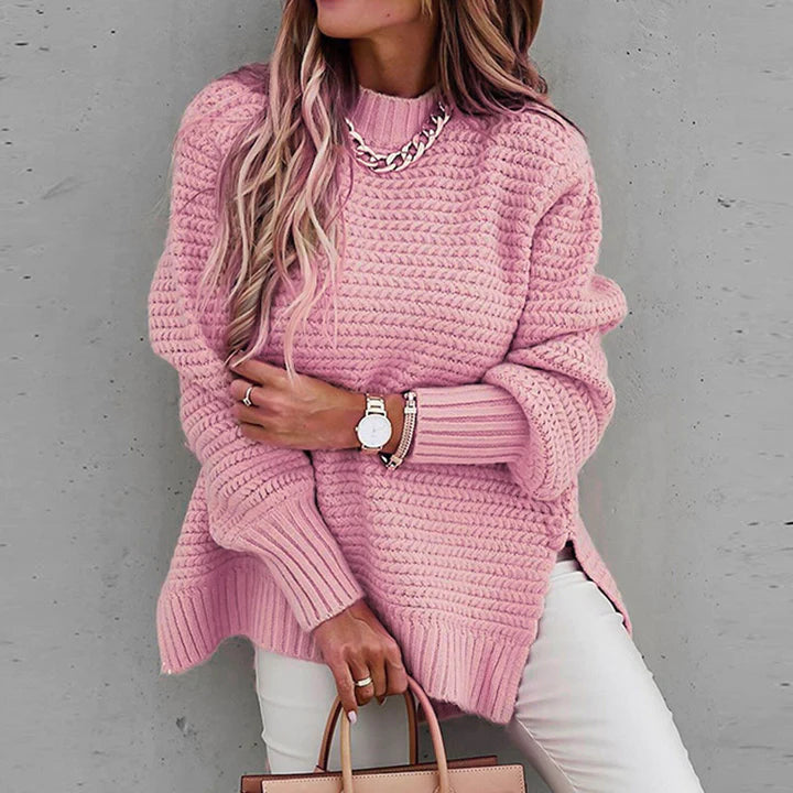 Damen Strick-Sweatshirt mit weichem Stoff – Hannah