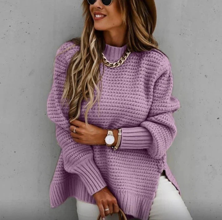 Damen Strick-Sweatshirt mit weichem Stoff – Hannah