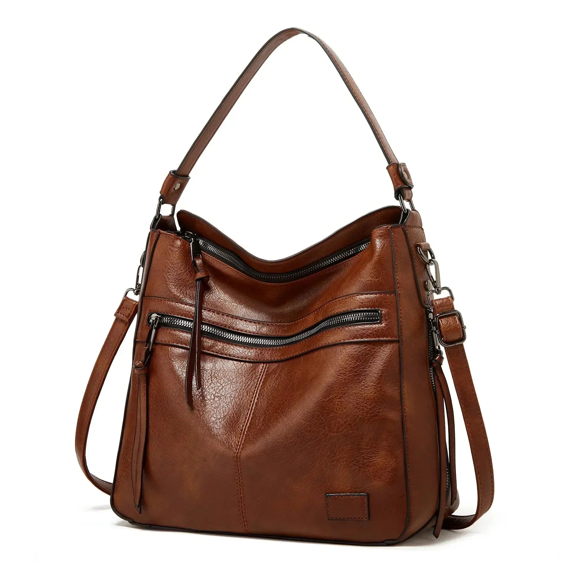 Muriels Vintage-Charme | Lederschultertasche