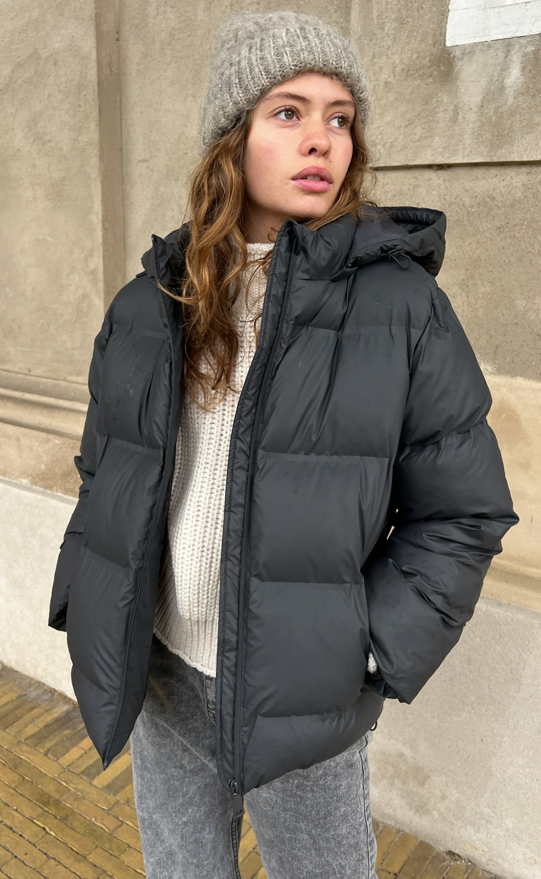 Damen Daunen Winterjacke für Herbst/Winter